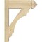 Ekena Millwork Olympic Rough Sawn Arts and Crafts Outlooker, Douglas Fir, 6"W x 16"D x 20"H OUT06X16X20OLY03RDF - alternate 2